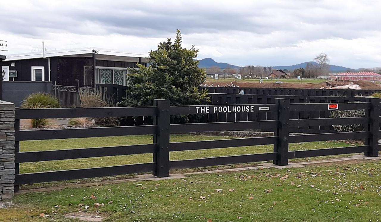 Bed and Breakfast The Poolhouse Matamata Exterior foto